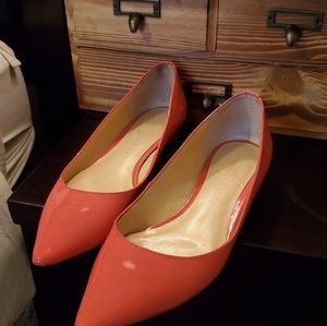 Orange flats
